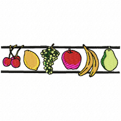 Fruits Embroidery Design 6
